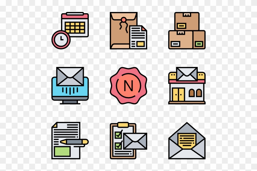 Postal Elements Clipart