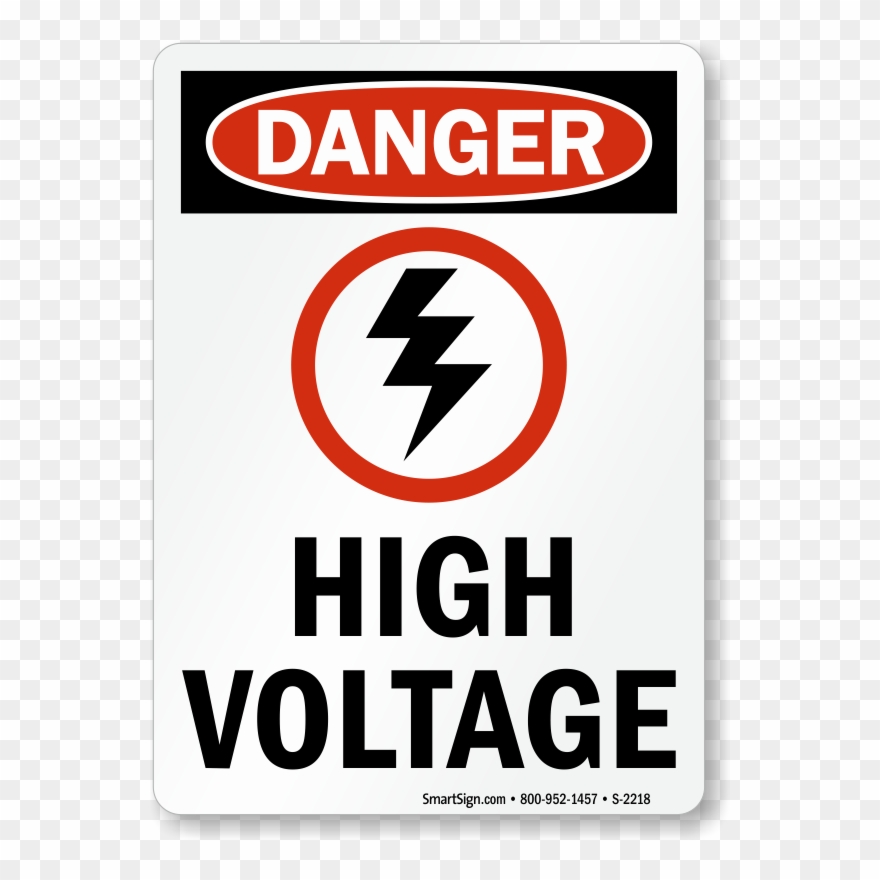 Clip Art High Voltage Sign - Png Download