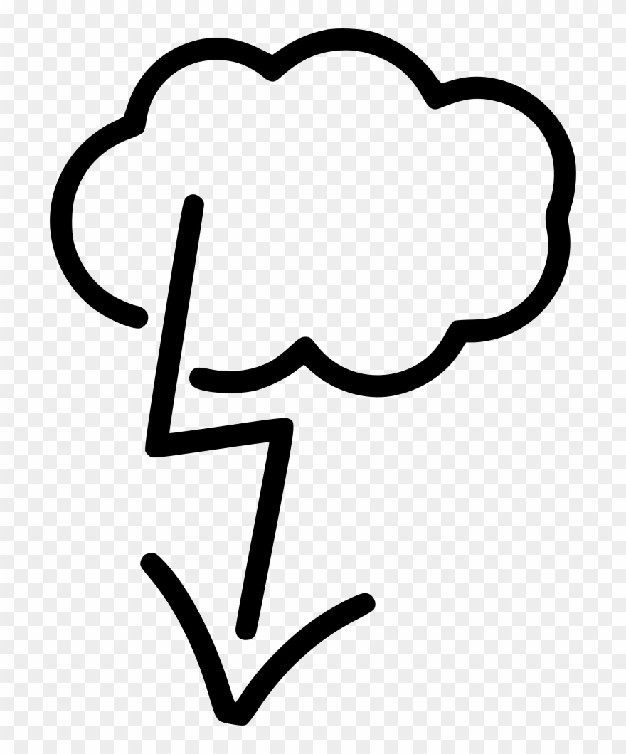 Lightning Strike Comments Clipart