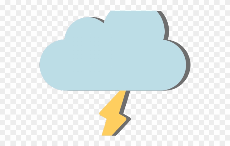 Thunder Clipart Lightning Flash - Png Download