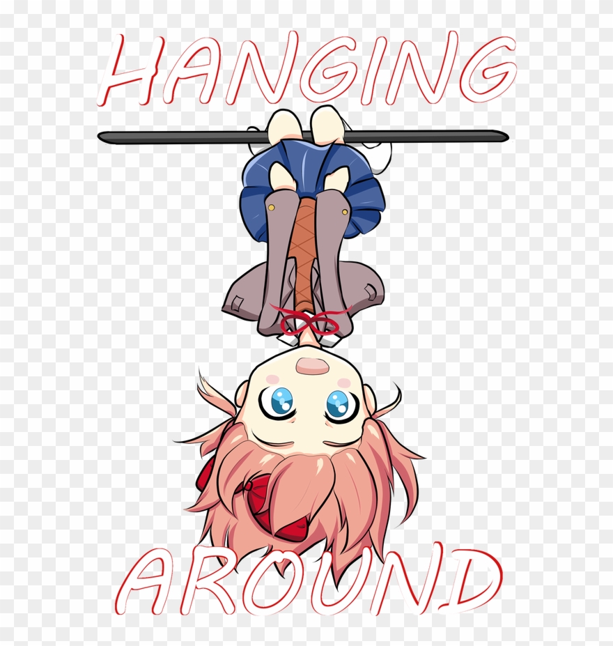Hanging Out With Clipart Drawing - Png Download