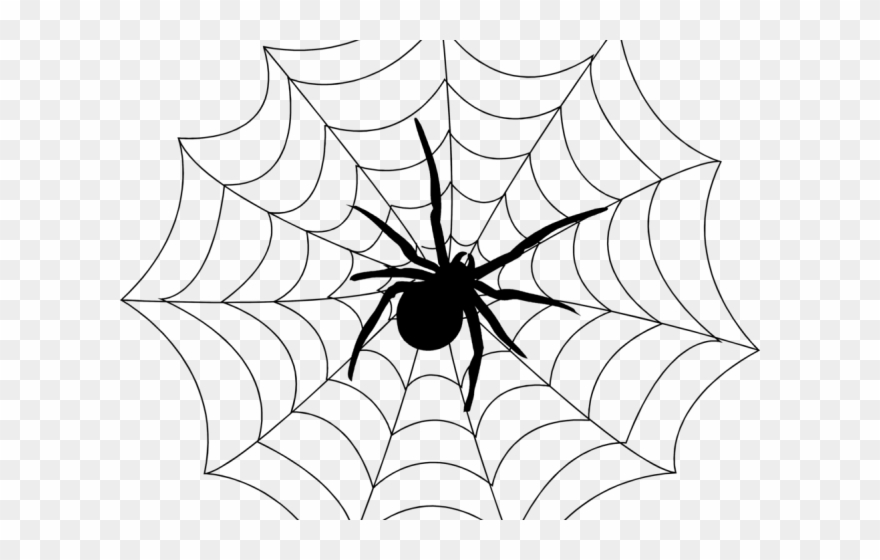 Web Clipart Spider Home - Png Download