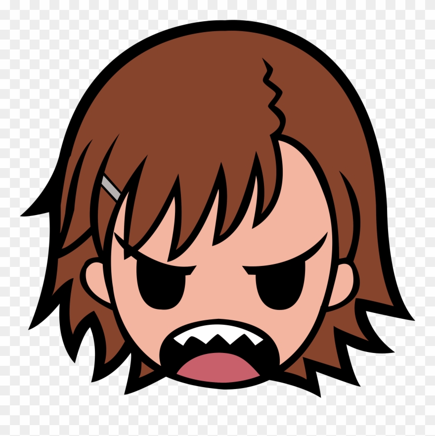 Face Illustration Cartoon Misaka Mikoto To Aru Kagaku Clipart