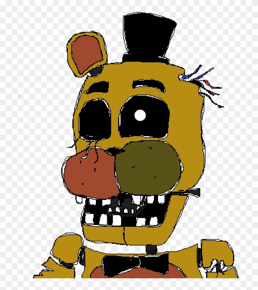 Golden Freddy's Or Fredbear's Hd Clipart