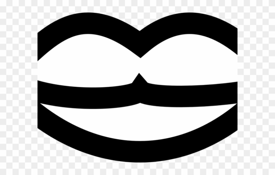 Lips Clipart Outline - Png Download