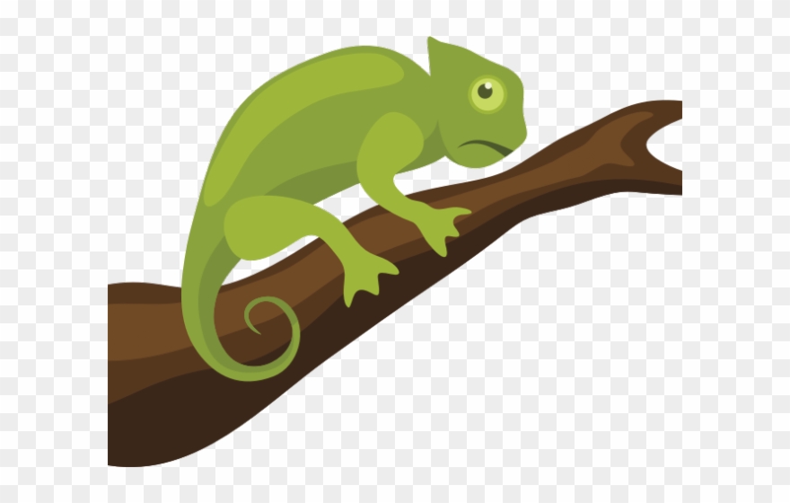Lizard Clipart Camouflage Animal - Png Download