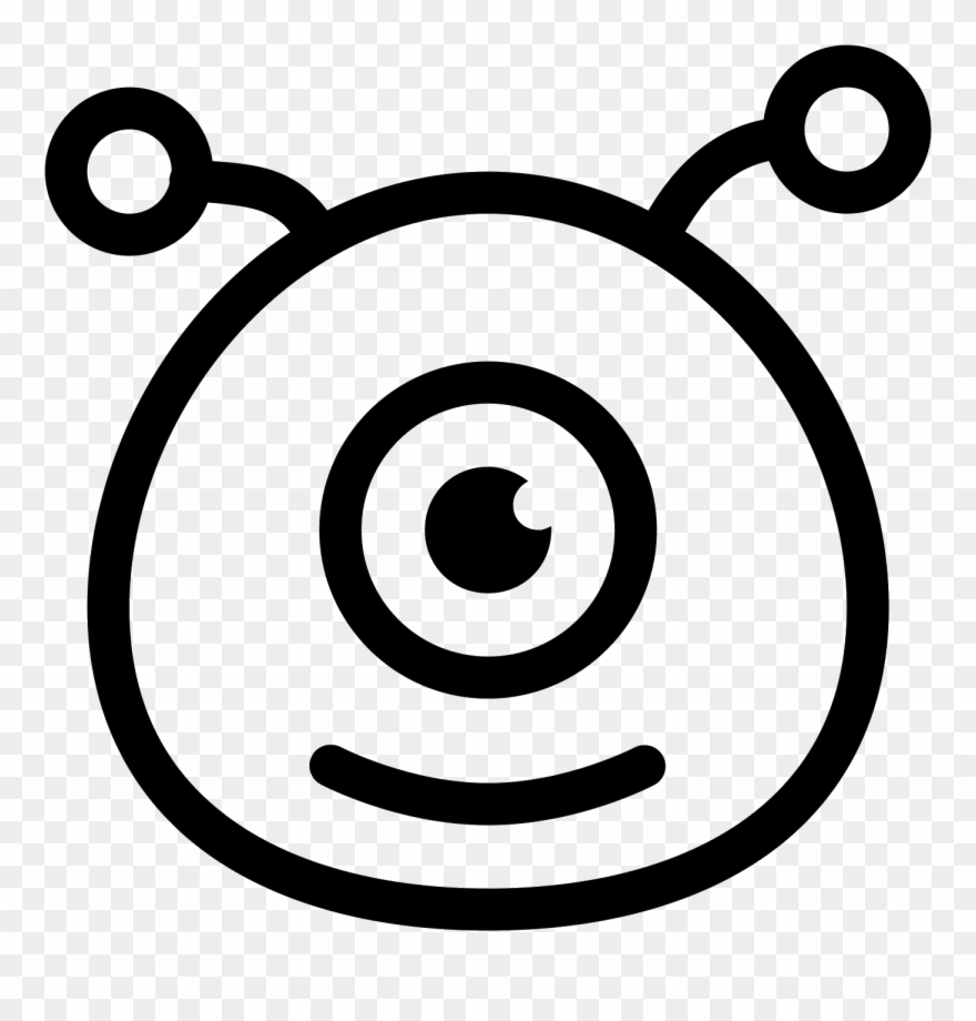 Vector Alien Eye Clipart