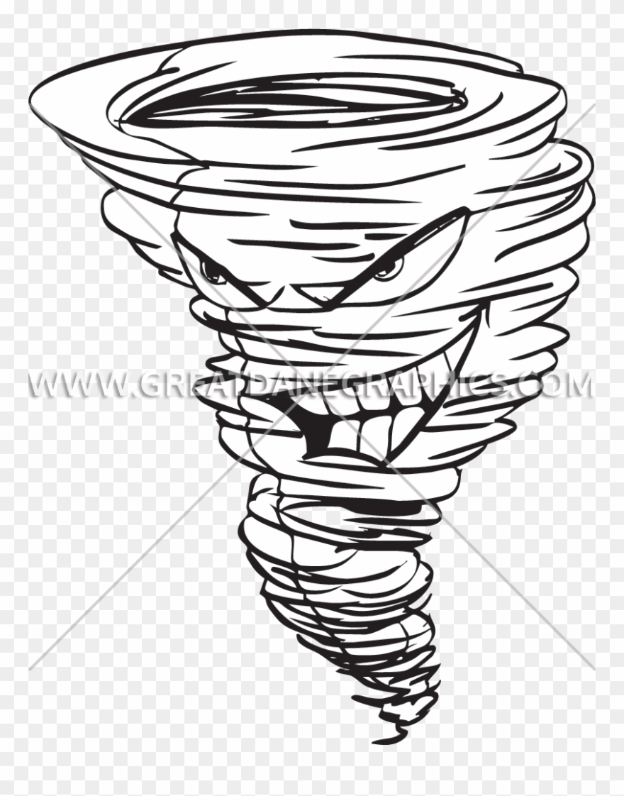 Tornado Black Storm Clipart