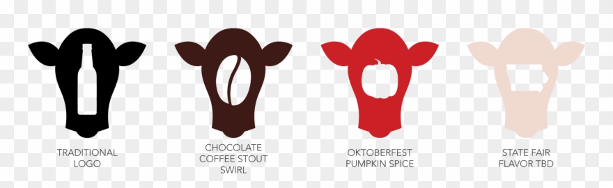 Bottoms Up Ice Cream Branding Clipart