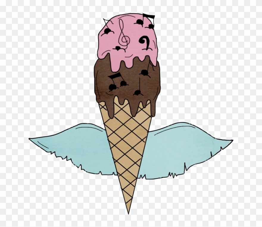 Third Flying Icecream Wings Clipart