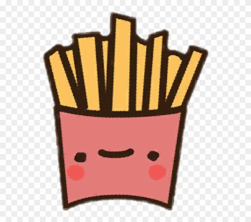 Cute Fry Sticker By Clipart