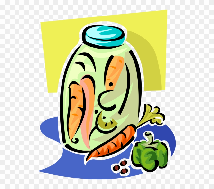 Homemade Vegetables In Vector Clipart