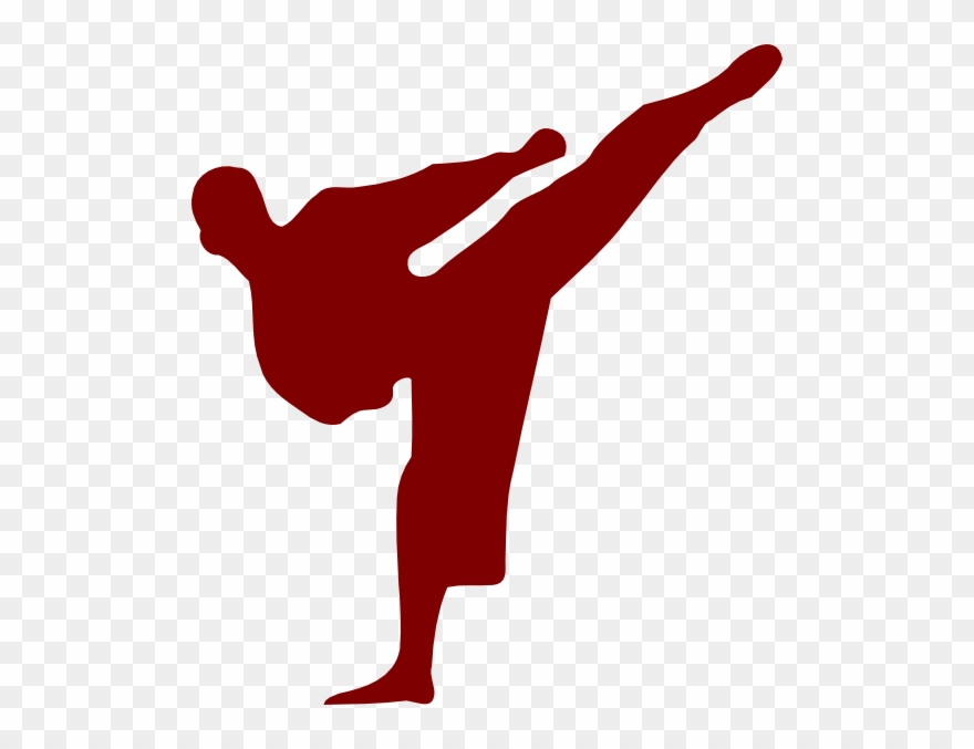 Karate Silhouette Clip Art N9 - Png Download