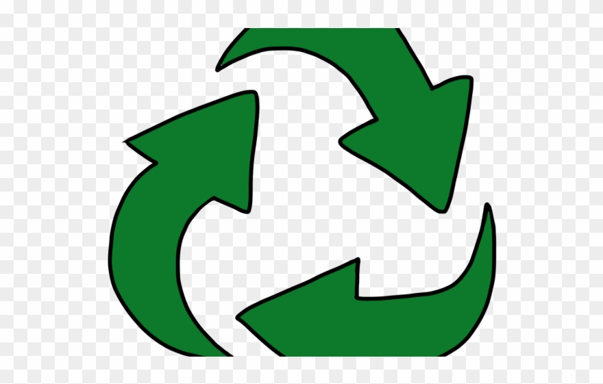 Earth Day Clipart Recycling Sign - Png Download