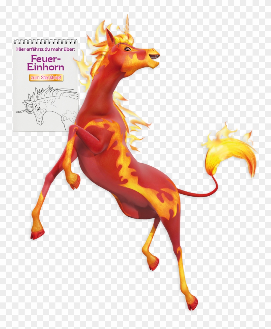 Einhorn Steckbriefe Clipart