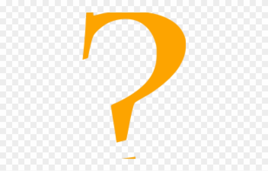 Orange Question Mark Clipart