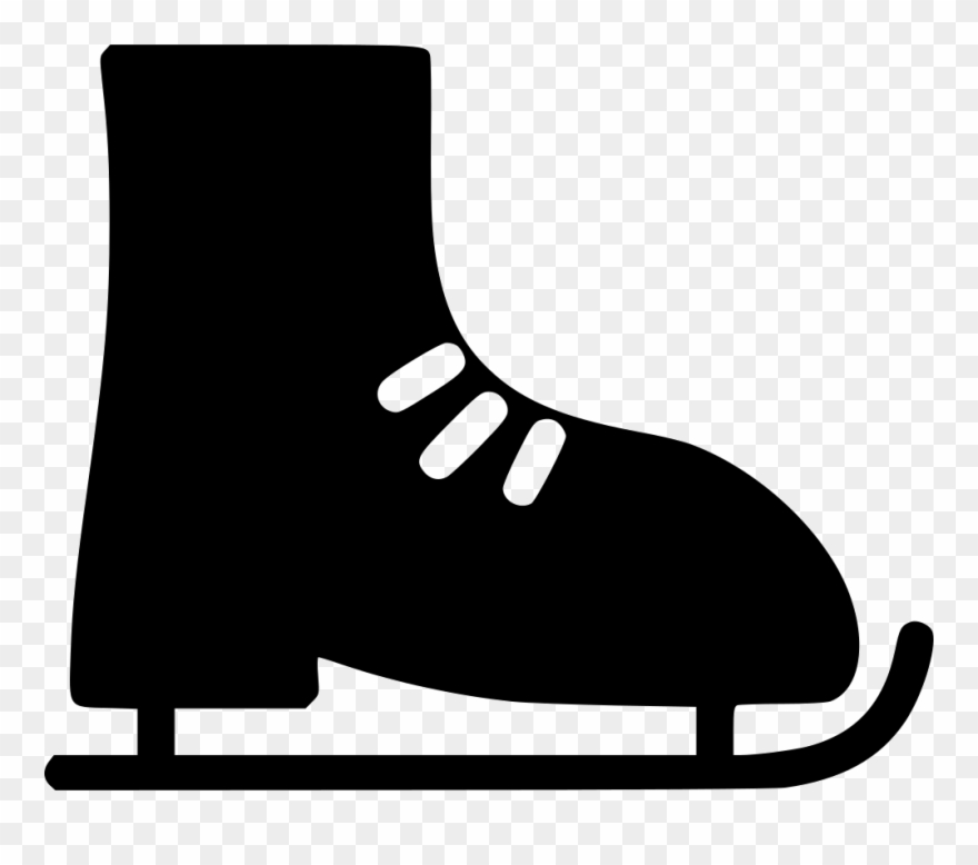 Ice Skate Comments Clipart