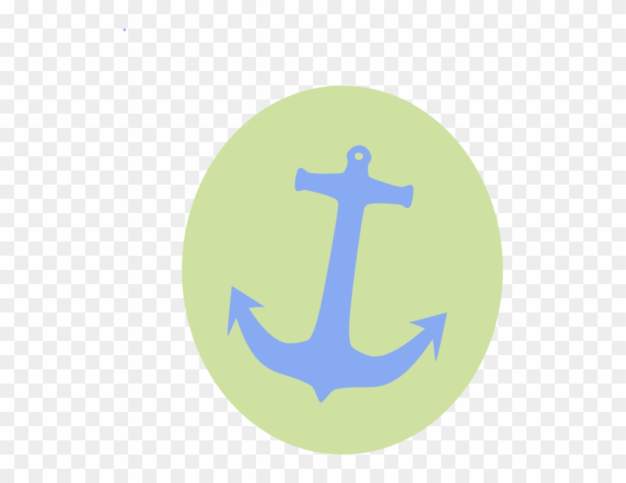Anchor Green Circle Clip Art At Clker - Png Download