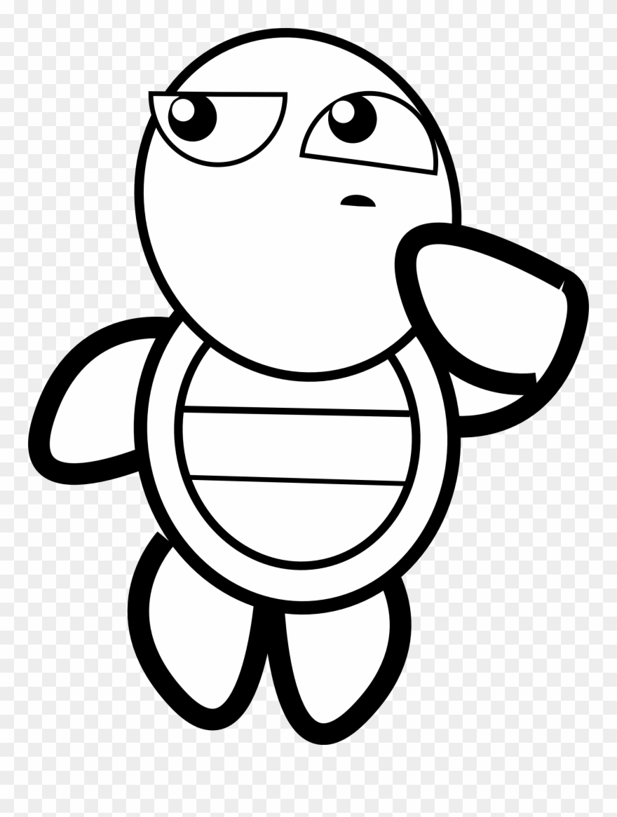 White How Clipart Of Awesome, Turbo And Turtle To - Png Download