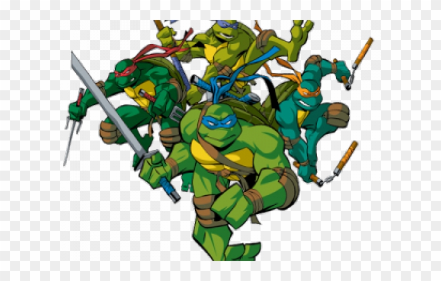 Ninja Turtles Clipart Transparent Background - Png Download