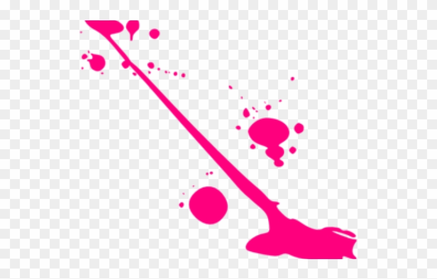 Splatter Clipart Magenta Paint - Png Download