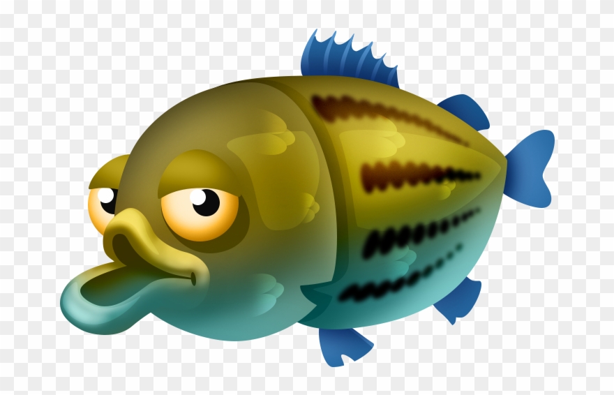 Trout Clipart Spotted Bass - Png Download