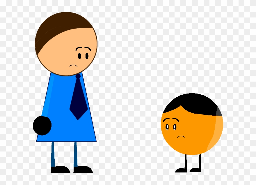 When A Jacob Clone And An Orange Bally Meet Clipart