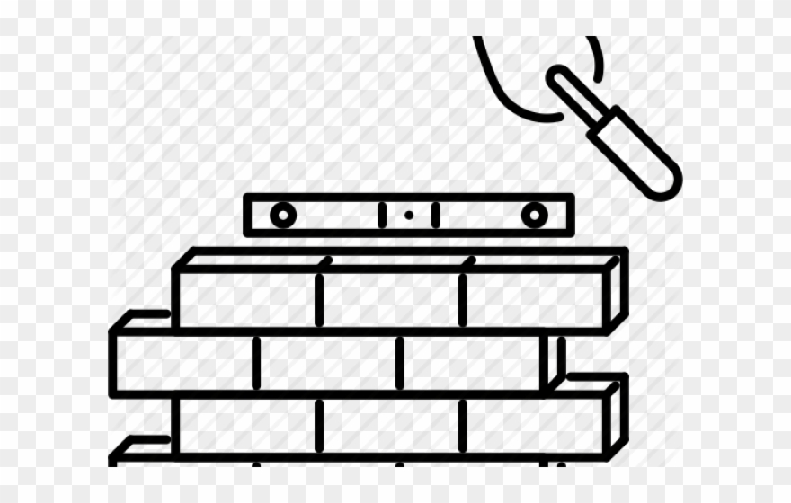 Bricks Clipart Stone Outline - Png Download