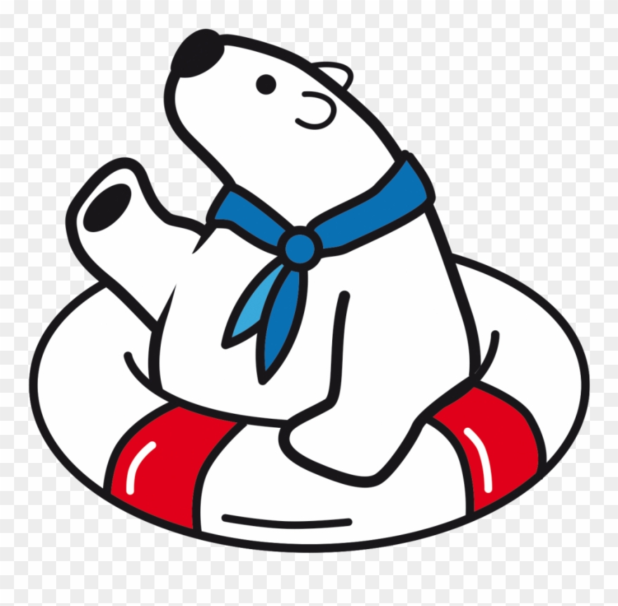 Die Eisbärin Anouk Ist In Gefahr Clipart
