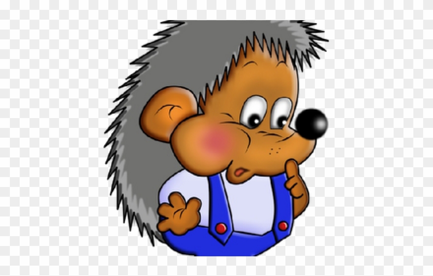 Sad Clipart Hedgehog - Png Download