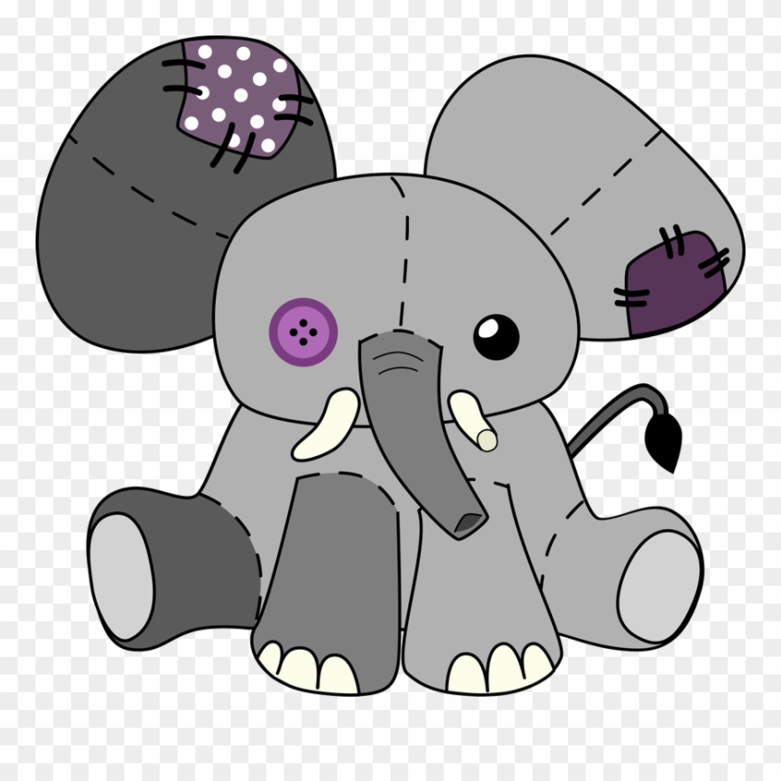Gray Elephant Clip Art Png Download (2698046) PinClipart
