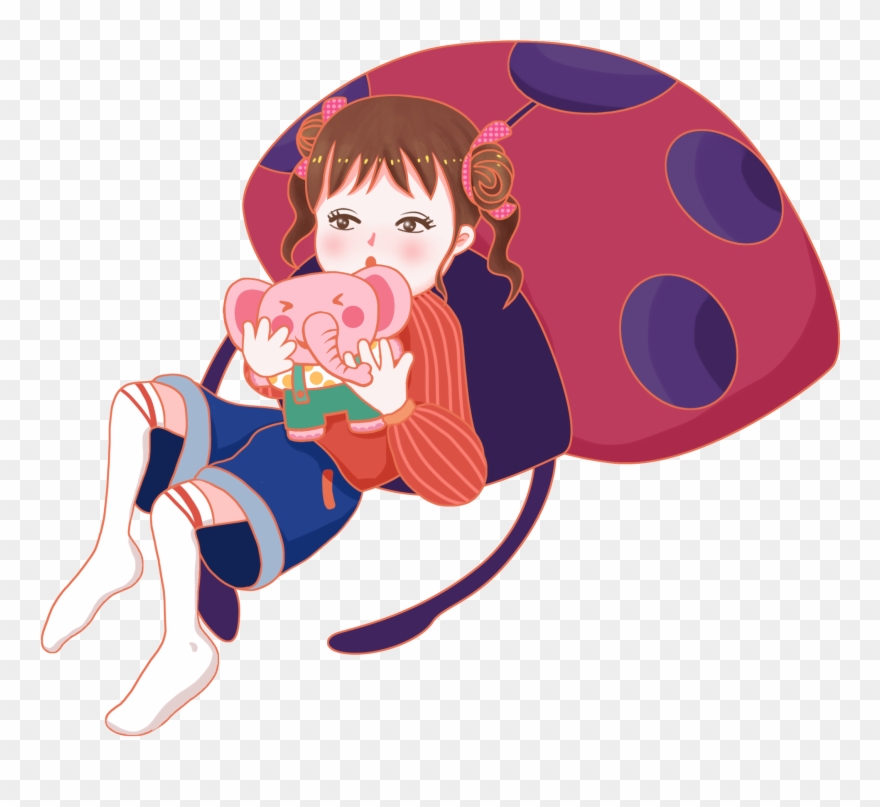 Dessinés À La Main Illustration Fille De Maison Png Clipart