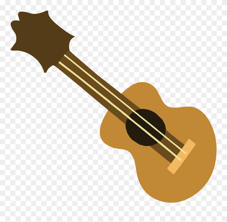 Guitar Clipart Transparent Background - Png Download