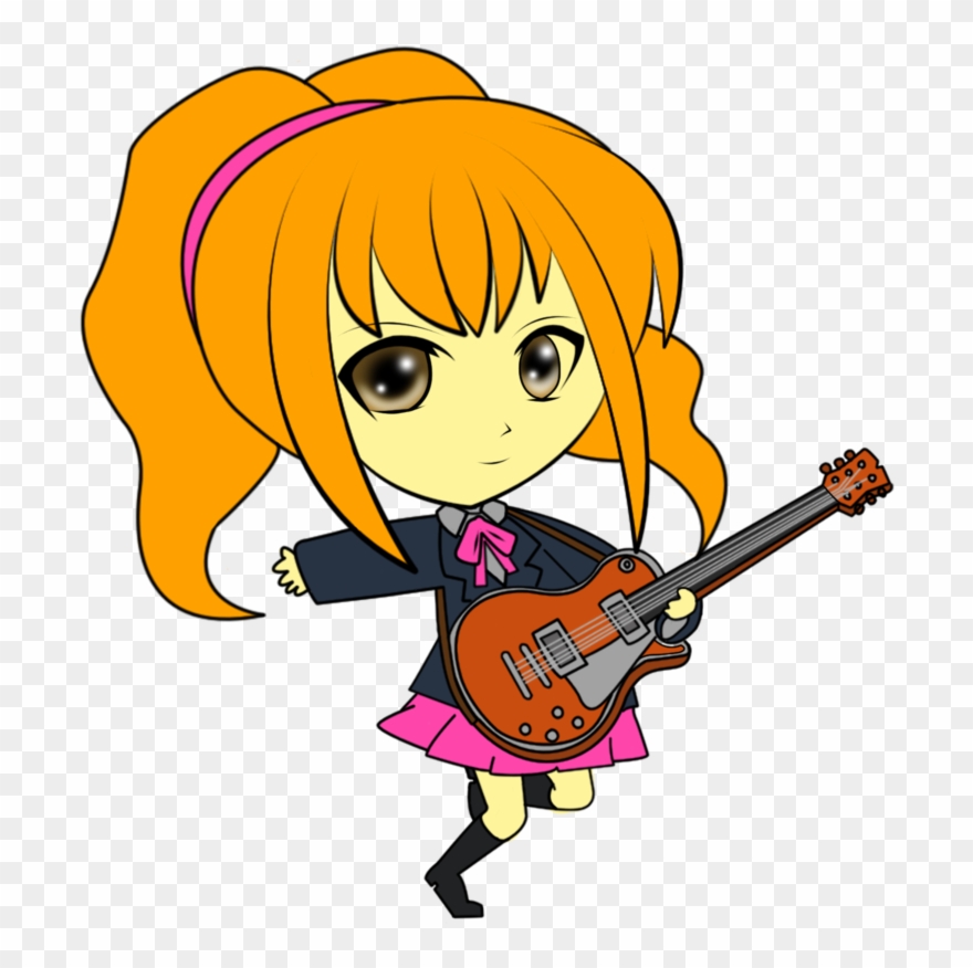 Anime Clipart Rock And Roll Kid - Png Download