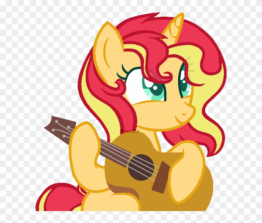 Drawing Guitar Female Clipart