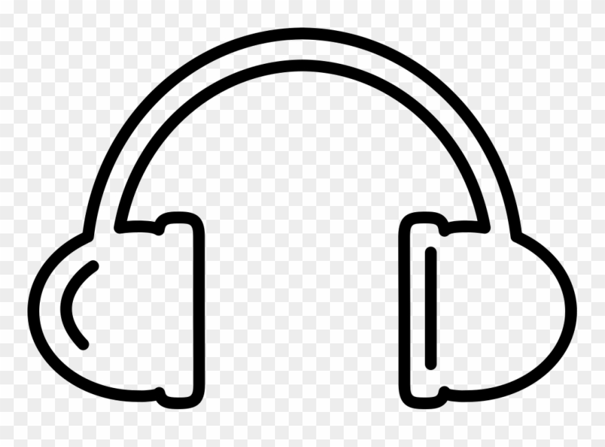 Headphones Outline Svg Png Icon Free Download Clipart