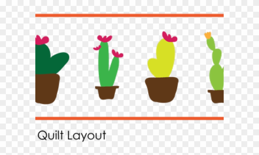 Cactus Clipart Banner - Png Download