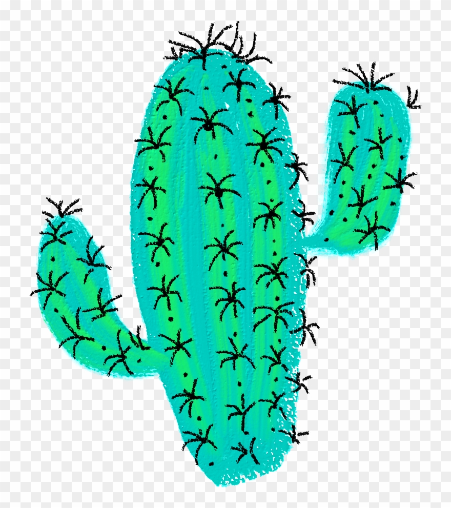 Desert Sticker Plant Spins Clipart