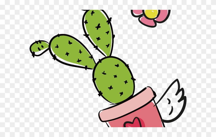 Potted Plants Clipart Pink - Png Download