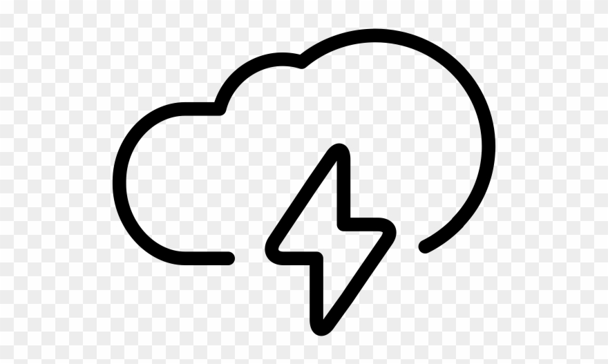 Storm Rubber Stamp Clipart