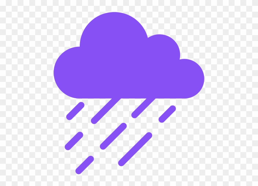 U 1 F 327 Raincloud - Rainy Cloud Emoji Png Clipart