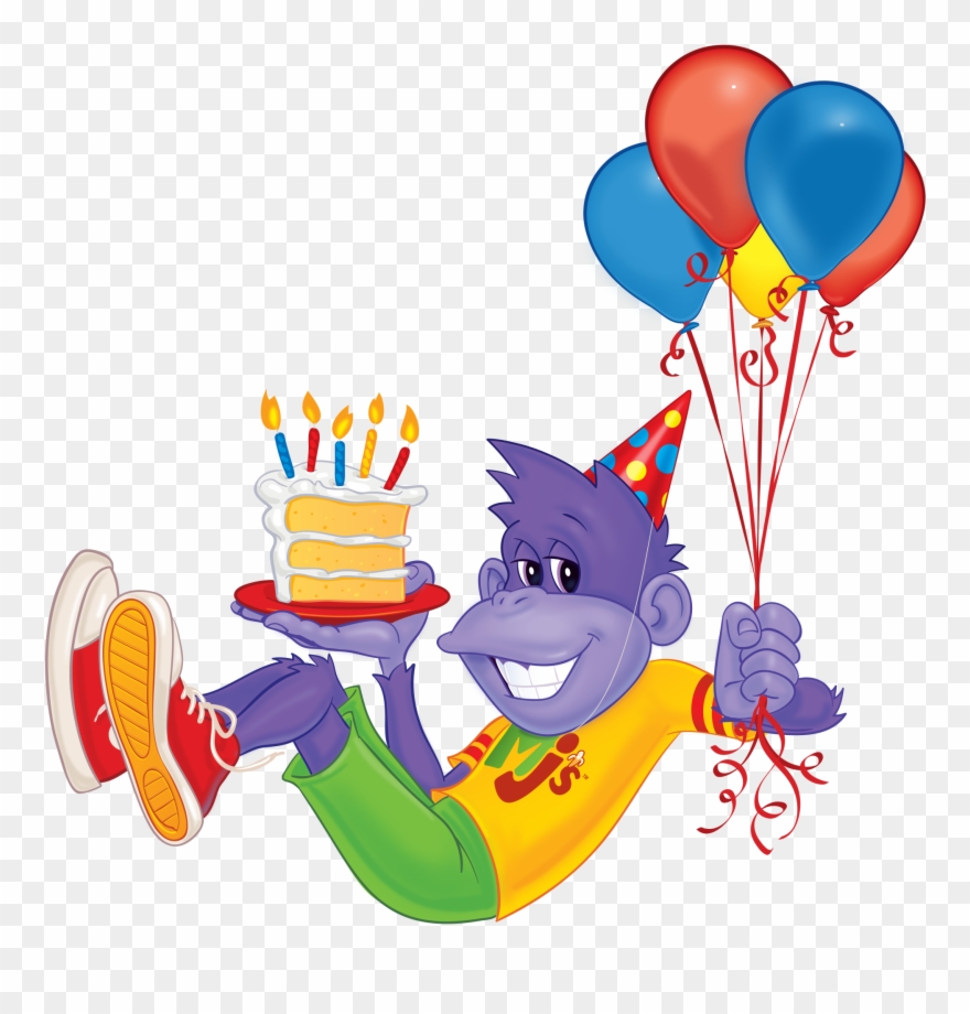 Kids Love Having Their Birthday Parties In The Jungle, - Monkey Joe's Invitation Clipart