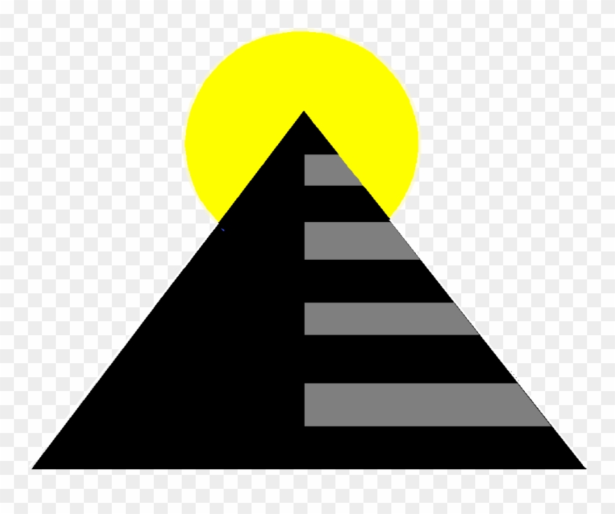 Cliparts Illuminati Clouds - Pyramid Symbol - Png Download