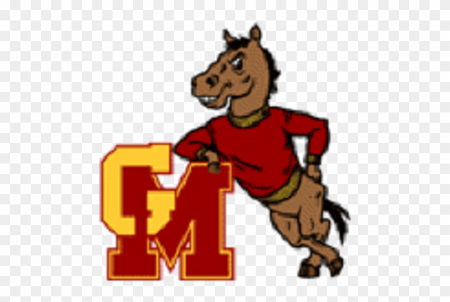 The Governor Mifflin Mustangs Vs - Governor Mifflin High School Mascot Clipart