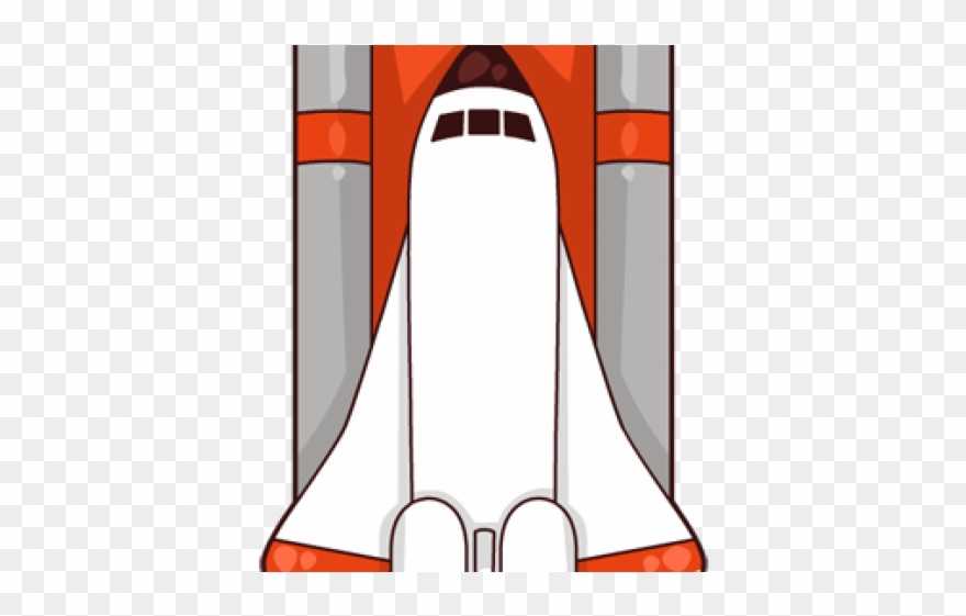 Space Shuttle Clipart - Cartoon Space Shuttle - Png Download