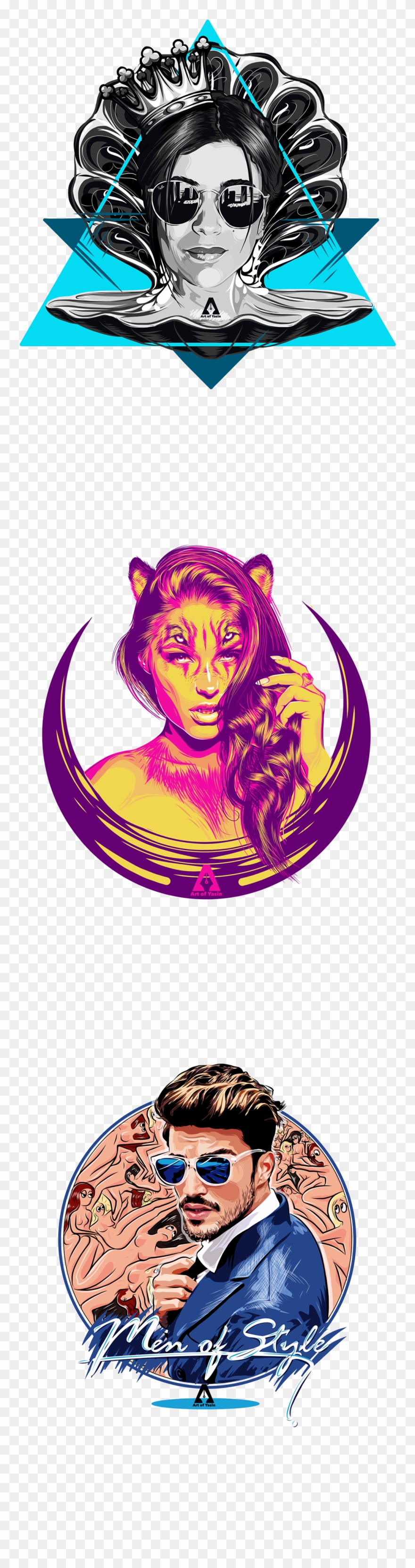 Free Download These Are My Portrait - Drawing Clipart