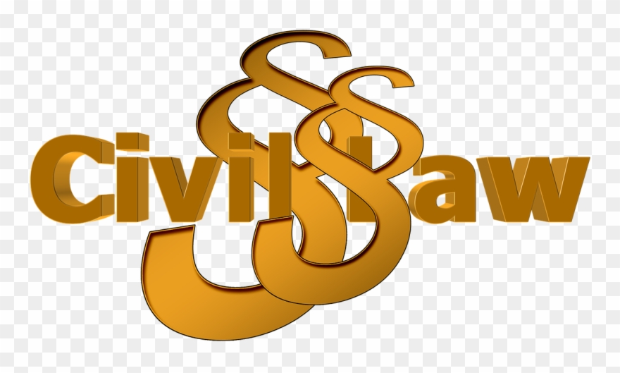 Graphic Royalty Free Contract Clipart Civil Law - Lawyer - Png Download