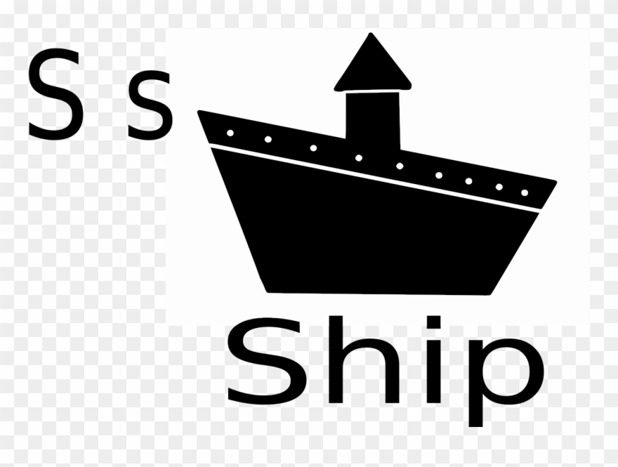 Logo Brand Ship Angle Black M - S For Ship Clipart