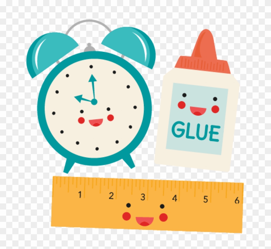 Permalink To Cute School Clipart - Cute School Supplies Clipart - Png Download