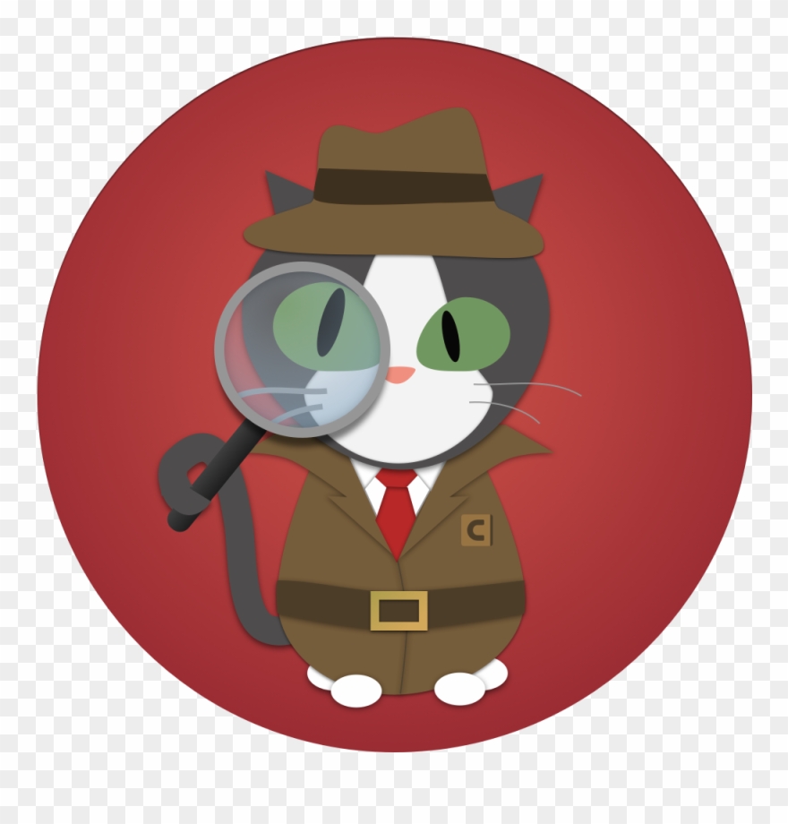 Cat Clipart Detective - Detective Cats - Png Download
